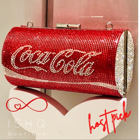 Ishq Handbags - Selena, Crystal Cola inspired Clutch Shoulder Bag